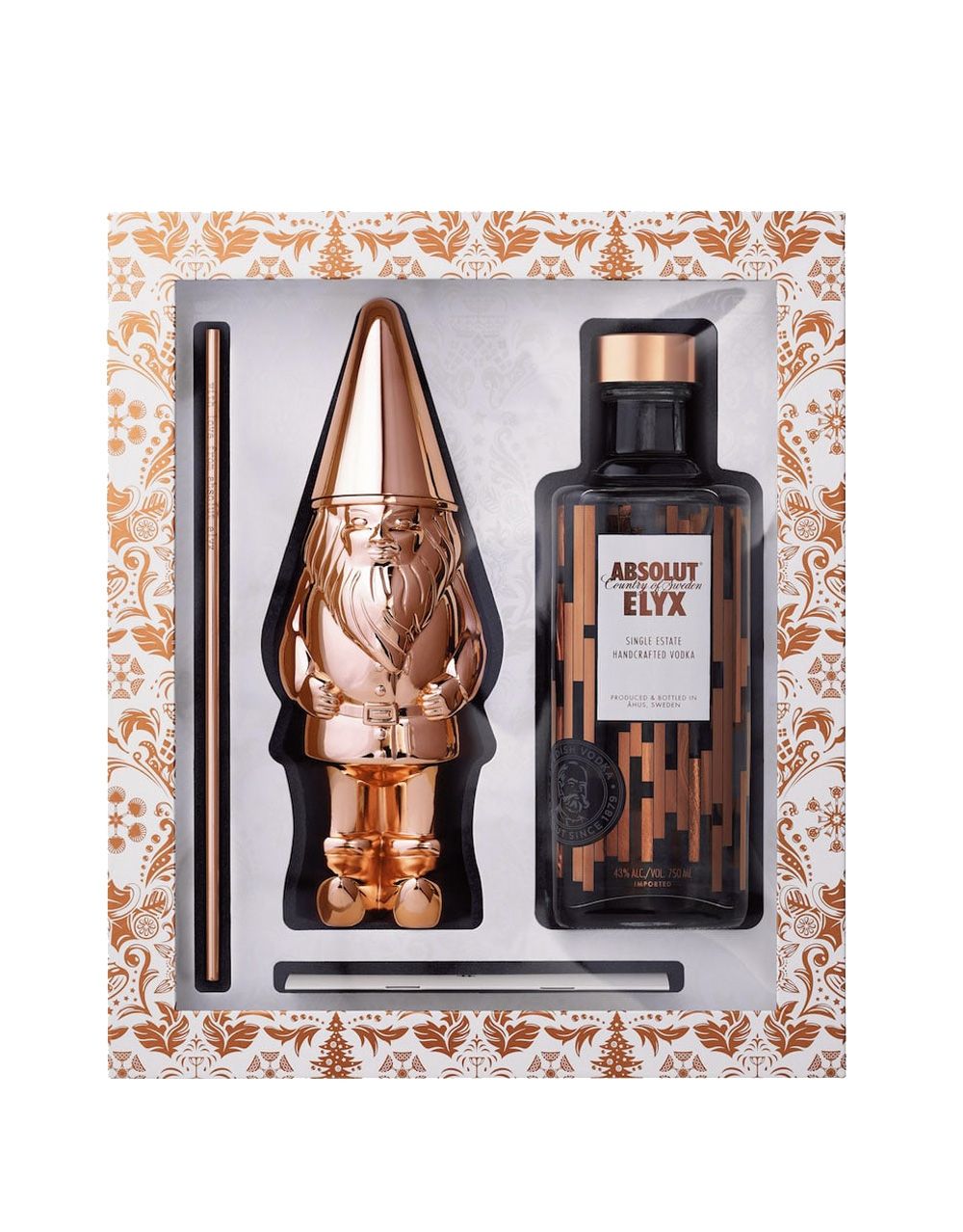 Absolut Elyx Gift Set with the Original Copper Gnome