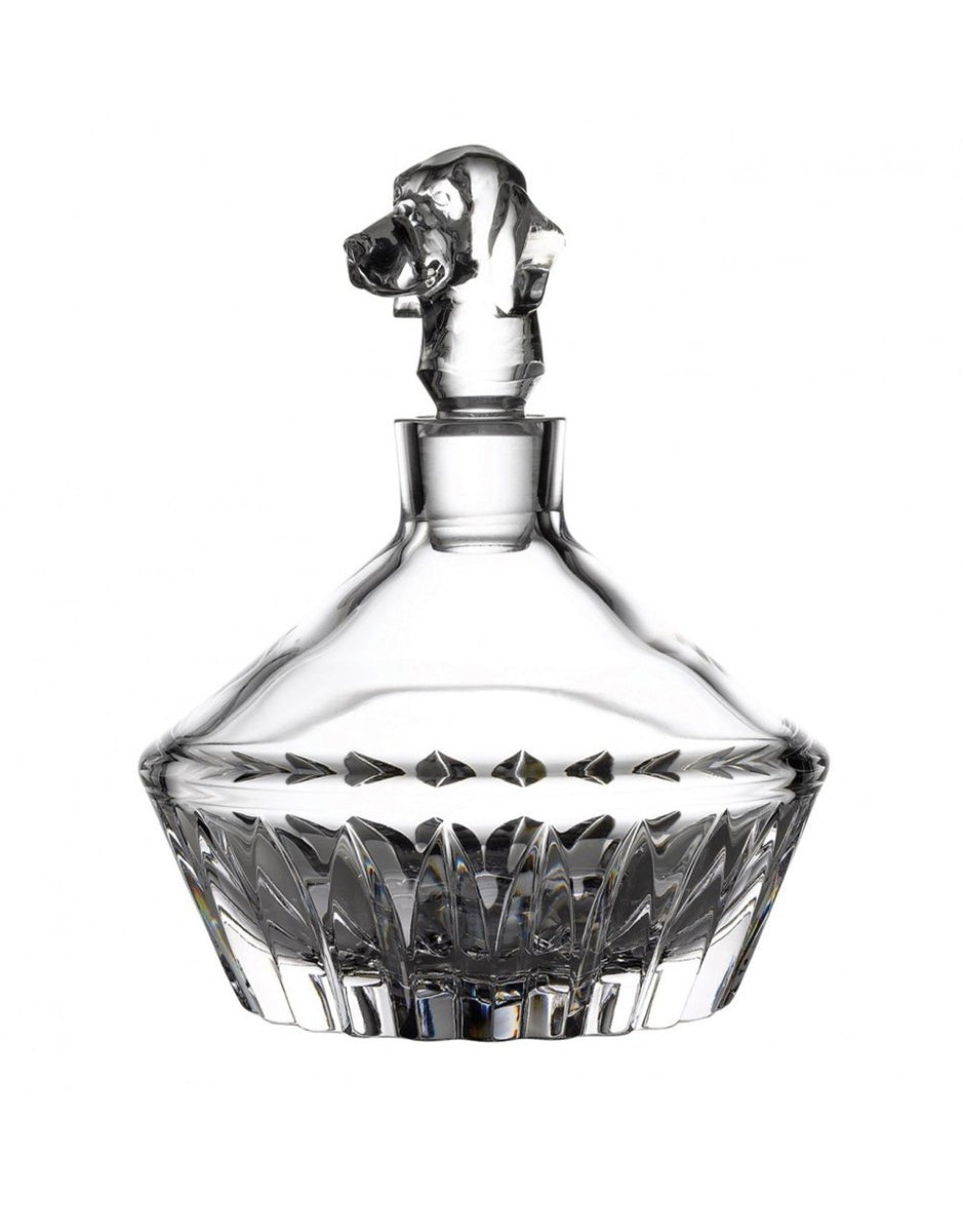 Waterford Irish Dogs Madra Decanter Beagle 31 Oz