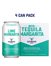 Load image into Gallery viewer, Cutwater Tequila Margarita Can (4 pack)
